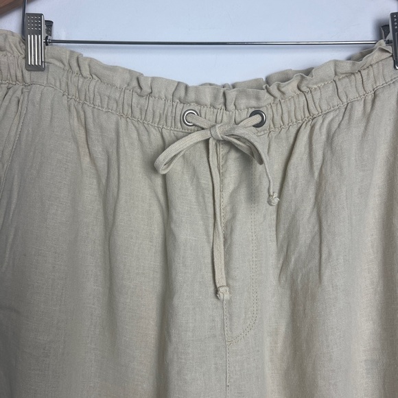 Social Standard by Sanctuary Linen Blend Elastic Waist Joggers Pants XXL - Picture 5 of 10